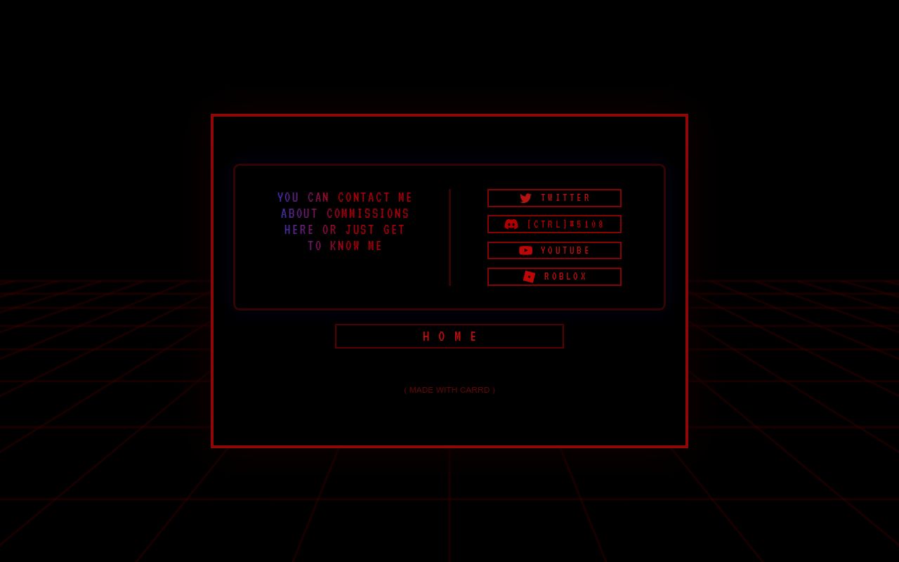 Carrd profile picture for @contacting